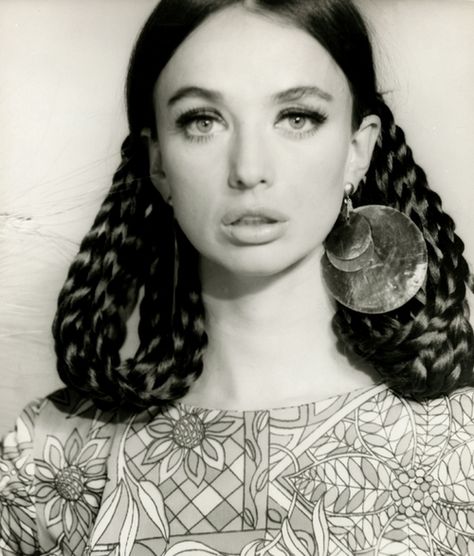 hoodoothatvoodoo:  Peter Basch 1960s Christina Caradona, 1960s Hair, Hair Braids, Modeling Career, Plaits, Vintage Hairstyles, Natural Hair Care, Pretty Hairstyles, Hair Inspo