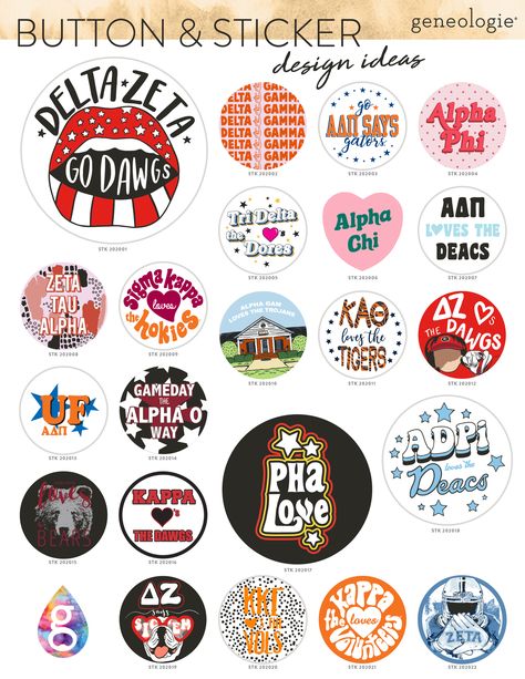 Sorority Buttons Ideas, Gameday Pins Sorority, Game Day Pins Sorority, Sorority Game Day Buttons, Gameday Buttons, Sorority Buttons, Tri Delt, Sigma Delta Tau, Tri Sigma