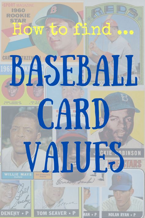 Baseball Cards Worth Money, Baseball Card Values, Sports Cards Collection, Diy Crafts Life Hacks, Nolan Ryan, Dodgers Baseball, Basketball Cards, Baseball Card, Figure It Out