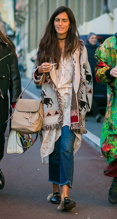 Chiara Totire Style Du Monde Chiara Baby Outfits, Chiara Batista, Chiara Aurelia, Chiara Totire, Modern Hippie, Celebrity Street Style, Kimono Top, Personal Style, Street Style