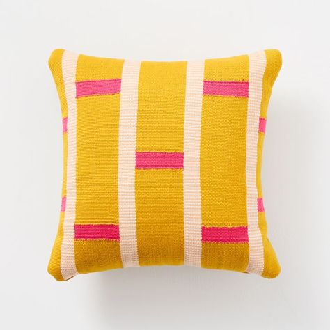 Patchwork Clothes, Colorful Throw Pillows, Outdoor Pillow Covers, Furniture Trends, Indoor Outdoor Pillows, Outdoor Dining Furniture, Outdoor Pillow, West Elm, Pottery Barn Kids