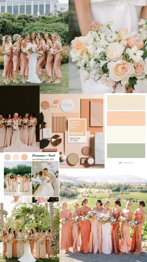 Peach Wedding Theme, Filipiniana Wedding Theme, Apricot Wedding, Bright Pink Wedding, Peach Wedding Colors, Wedding Color Pallet, Beach Wedding Colors, Dream Wedding Decorations, Wedding Palette