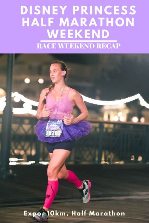 Travel for fitness! Ever wondered what  happens at a RunDisney event! I created a FULL race recap of the 2018 Princess Half Marathon Weekend. From the Enchanted 10km, to the Princess Half Marathon, to the Expo. Who doesn't live Run Disney Rundisney Princess, Disneyland Travel, United States Travel Bucket Lists, Disney Princess Half Marathon, Princess Half Marathon, Disney Travel, Run Disney, Travel Pins, Travel Activities