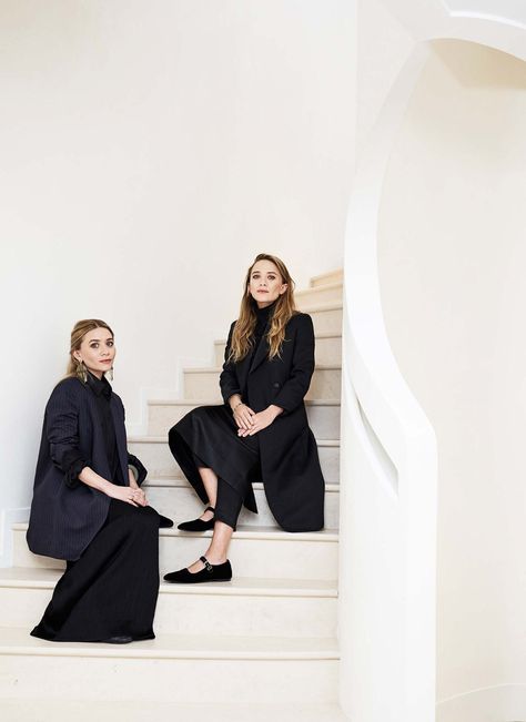 Business Portrait Photography, Olsen Sister, Mary Kate Ashley, Business Photoshoot, Branding Photoshoot Inspiration, Olsen Twins, Female Founders, Mary Kate Olsen, Ashley Olsen