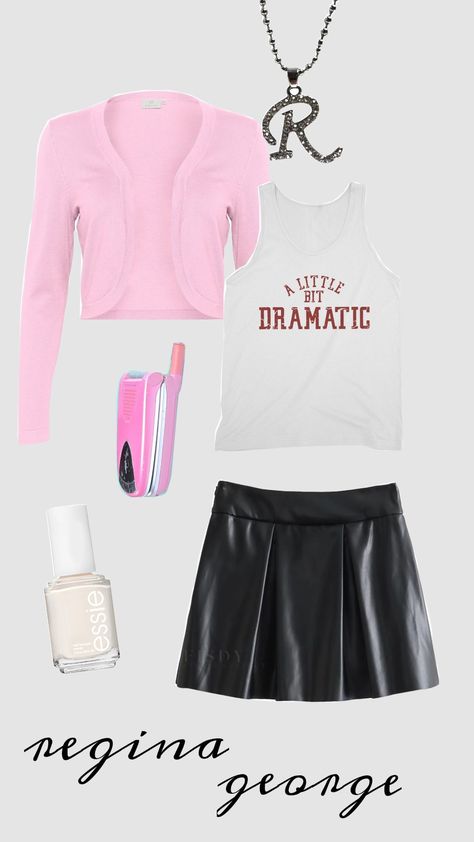 regina george inspo💕 #reginageorge #reginageorgeoutfit #outfits Iconic Regina George Outfits, Mean Girl Inspired Outfits, Regina George Fashion, Pink Halloween Costumes Ideas, Regina Gorge Outfits Halloween, Mean Girls Regina George Outfits, Mean Girls Outfits Regina George, Regina George Inspired Outfits, Regina George Outfit Inspiration