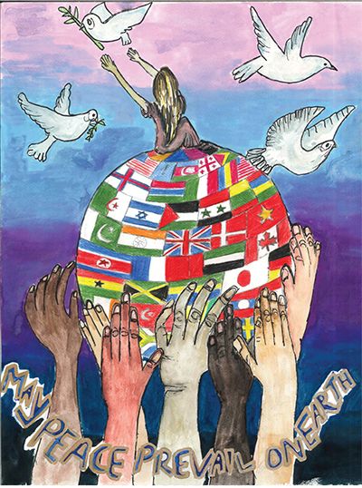 Peace and Harmony Peace And Harmony Drawing, Cultivating A Culture Of Peace Poster, Peace Drawing Ideas Sketch, Peace Slogans, Europa Art, Peace Drawing, Peace Pictures, Peace Painting, Peace Day