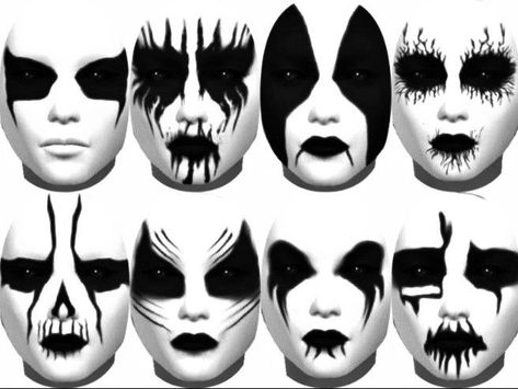 Metalhead Face Paint, Corpse Makeup Metal, Mayhem Corpse Paint, Black Metal Face Paint, Female Corpse Paint, Corpse Face Paint, Corpse Makeup Black Metal, Euronymous Corpse Paint, Corpse Paint Men