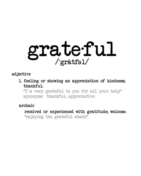 Grateful Definition, Very Grateful, Morning Wish, Happy Birthday Wishes, Language Arts, Healthy Habits, Inspire Me, Beautiful Day, Birthday Wishes