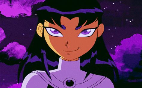 Blackfire Red X And Blackfire, Blackfire Pfp, Teen Titans Blackfire, Teen Titans Characters, Robin Starfire, Original Teen Titans, Teen Titan, Female Hero, Female Cartoon