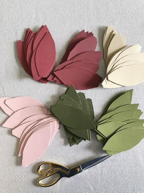 Colorful Paper Leaf Garland for Fall | Less Than Perfect Life of Bliss | home, diy, travel, parties, family, faith Paper Tree Garland, Paper Marigolds, Paper Leaf Garland, Diy Paper Garland, Diy Leaf Garland, Magnolia Leaf Garland, Paper Leaf, Fall Leaf Garland, Diy Leaves