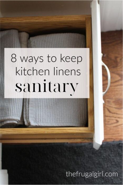 8 ways to keep kitchen linens sanitary Dish Towel Storage, Kitchen Towels Storage, Farmhouse Chic Kitchen, Sanitary Towels, Frugal Girls, Kitchen Clothes, Clean Towels, Towel Storage, Kitchen Hand Towels