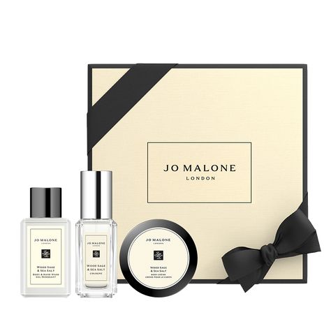 Wood Sage & Sea Salt Cologne Discovery Trio | Jo Malone London | United States E-commerce Site - English Body Gel, Broken White, Fragrance Set, How To Make Ribbon, Luxury Fragrance, Jo Malone London, Elegant Art, Jo Malone, Print Gifts