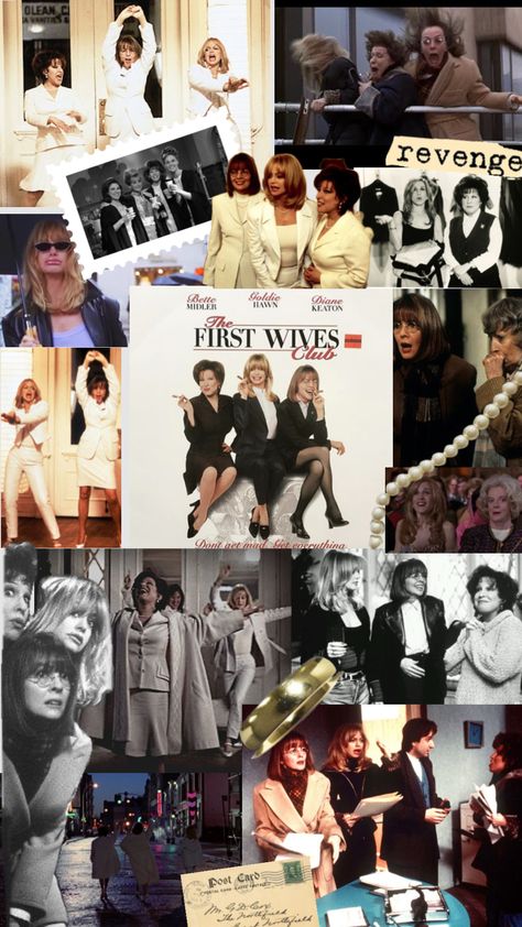 My favorite movies pt. 5, First Wives Club. #firstwivesclub #movies #independentwoman #comfortmovie First Wives Club, Old School Movies, My Favorite Movies, Chick Flicks, Independent Women, Revenge, Movies And Tv Shows, Book Worth Reading, Old School