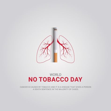 Vector world no tobacco day cigarette an... | Premium Vector #Freepik #vector #tobacco-day #no-tobacco #no-smoking #world-health Lungs Drawing, Social Awareness Posters, Awareness Poster, About World, Social Awareness, Drawings Simple, International Day, Creative Ads, Lungs