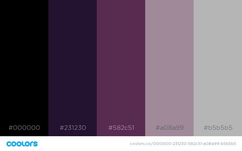 Gothic color palette for wedding Gothic Palette Color, Gothic Purple Color Palette, Gothic Color Palette Hex Codes, Gothic Pallete Color, Necromancer Color Palette, Wednesday Addams Color Palette, Emo Colour Palette, Gothic Color Pallete, Gothic Color Palette Dark