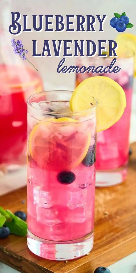 Blueberry Lavender Lemonade, Copycat Outback, Lavender Drink, Blueberry Lavender, Blueberry Vodka, Lemon Vodka, Lavender Recipes, Vodka Lemonade, Lemonade Cocktail