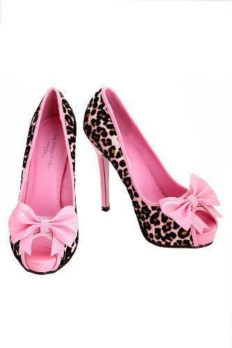 ♥THESE♥SHOES♥WERE♥MADE♥FOR♥WALKING♥ Pink Open Toe Heels, 2000s Shoes, Cheetah Shoes, 2000s Clothes, Funky Shoes, Leopard Heels, Open Toe Heels, Stunning Shoes, Cute Heels