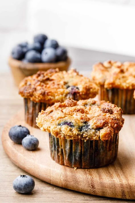 Pancakes Almond Flour, Paleo Blueberry Pancakes, Coconut Flour Blueberry, Coconut Flour Blueberry Muffins, Paleo Muffin, Paleo Muffin Recipes, Paleo Blueberry Muffins, Vegan Blueberry Muffins, Paleo Muffins