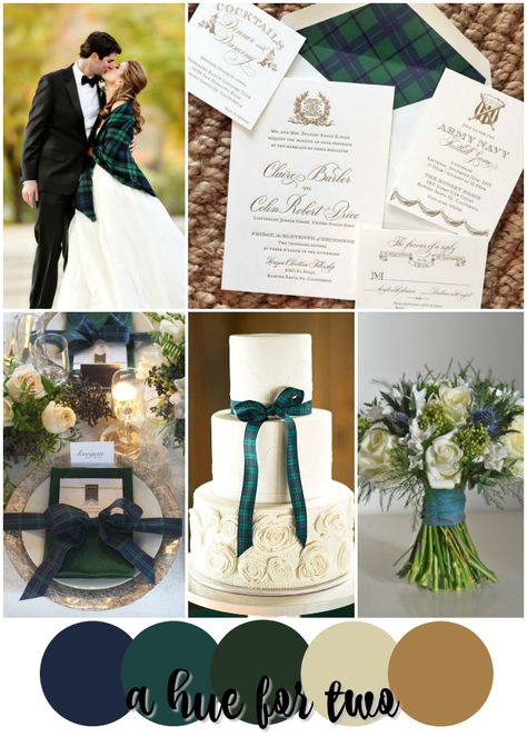 Blue and Green plaid simple wedding November Wedding Colors, Scottish Wedding Themes, Teal Wedding Colors, Plaid Wedding, Tartan Wedding, Best Wedding Colors, Gold Wedding Colors, Green Wedding Colors, Winter Wedding Colors