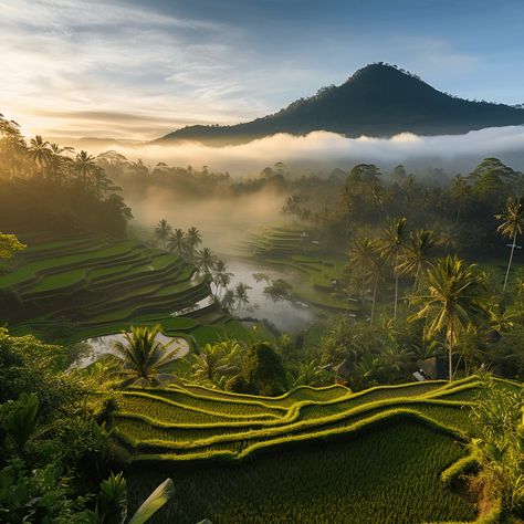 Bali Landscape, Vietnam Photography, Bali Aesthetic, Banaue, Beautiful Leaves, Ubud Bali, Drone Photos, Before Sunrise, Beautiful Landscape Wallpaper