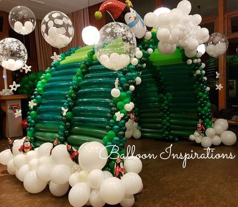 Balloon Waterfall, Balloon Tunnel, Vbs 2023, Garden Balls, Party Hardy, Balloon Arches, Christmas Balloons, Balloon Sculptures, Enchanted Garden