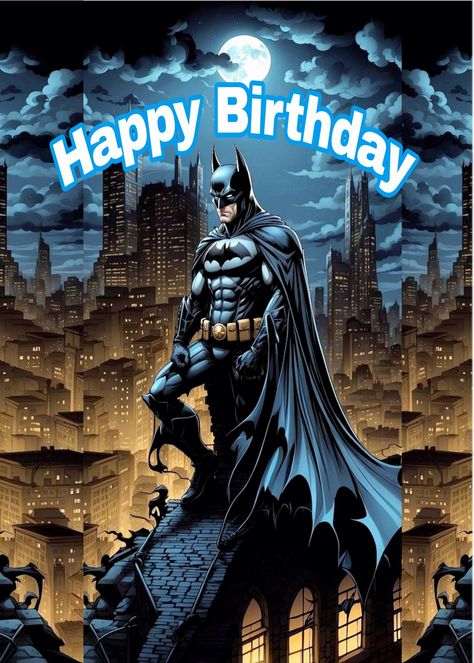 Happy Birthday Batman Images, Batman Happy Birthday, Batman Humor, Happy Birthday Superhero, Batman Collectibles, Birthday Wishes For Son, Batman Inspired, Happy Birthday Kids, Batman Birthday