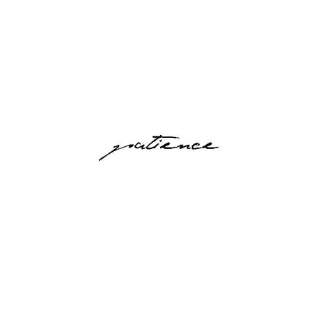 // Patience Tattoo, Wörter Tattoos, Airplane Tattoos, Trening Fitness, In Cursive, Tattoo Inspo, Mini Tattoos, Tiny Tattoos, Future Tattoos