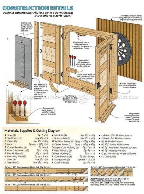 Dartboard Cabinet Plans, Dartboard Cabinet Diy, Outdoor Dart Board, Dartboard Cabinet, Woodworking For Beginners, Dart Board Cabinet, Home Interior Design Ideas, Classic Cabinet, Cabinet Plans