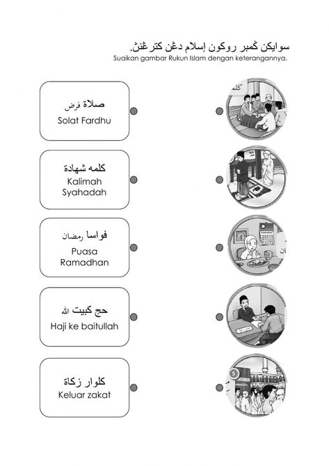 Rukun Islam interactive worksheet for Tahun 1. You can do the exercises online or download the worksheet as pdf. Muslim Kids Activities, Muslim Kids, Islamic Studies, Clip Art Borders, School Subjects, Online Workouts, Worksheets For Kids, Google Classroom, Cute Cartoon Wallpapers