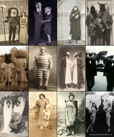 Halloween costumes back in the day - Creepy!! Old Halloween Costumes, Creepy Halloween Costumes, Vintage Halloween Photos, New Halloween Costumes, Creepy Vintage, Creepy Photos, Vintage Halloween Costume, Peculiar Children, Halloween Images