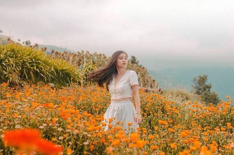 If you’re itching to get out of the city but bored with your usual out-of-town haunts, why not go for a mountainside location that hardly makes you feel like you’re still in the country? The Northern Blossom Flower Farm in Atok, Benguet does just that. Travelers have said that at first glance, the flower farm looks … Prenuptial Photoshoot, Baguio City, Free Photo Filters, Farm Clothes, Flower Photoshoot, Blossom Garden, Beyond The Sea, Tree Woman, Farm Photo