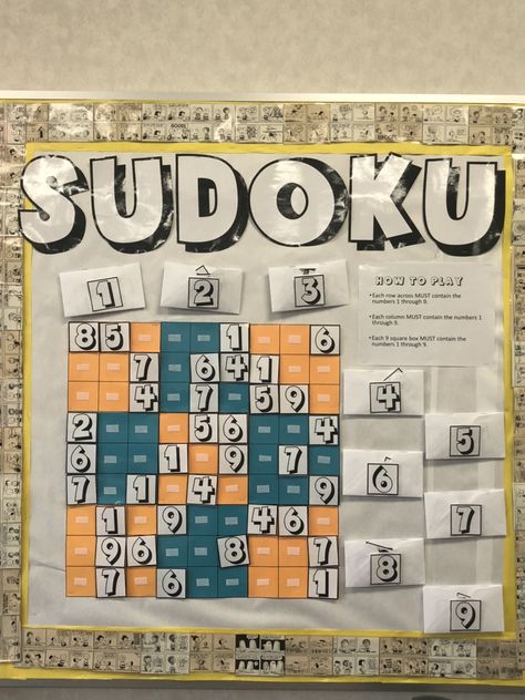 Sudoku Classroom Bulletin Boards, Bulletin Boards