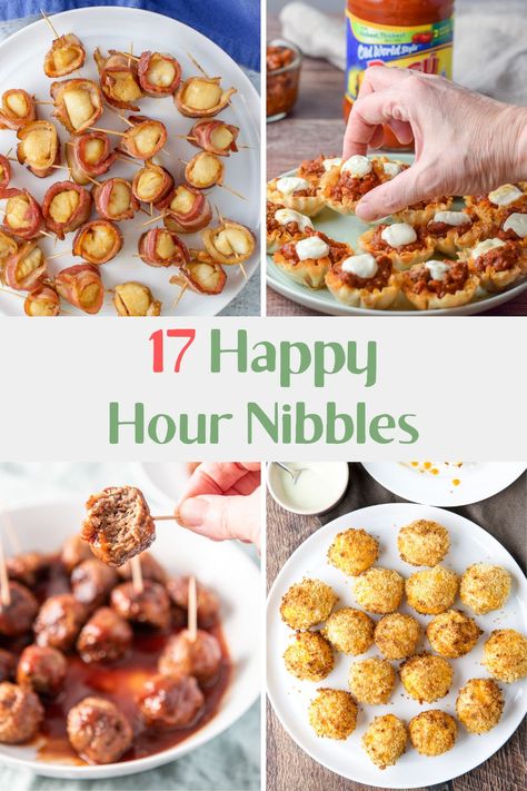 Discover the perfect Happy Hour Bites to elevate your evening! Our curated list includes easy, delicious small plates that pair perfectly with your favorite cocktails. From savory sliders to gourmet bruschetta, find the ideal recipes to make your happy hour at home or with friends a hit! Soup Appetizer Mini, Wine Snacks Appetizers Simple, Appetizer Recipes Small Bites, Hors D’oeuvres Ideas Easy, Fun Happy Hour Appetizers, Happy Hour At Home Food Ideas, Small Plate Ideas Food, Simple Hourdourves, 5 Star Appetizer Recipes