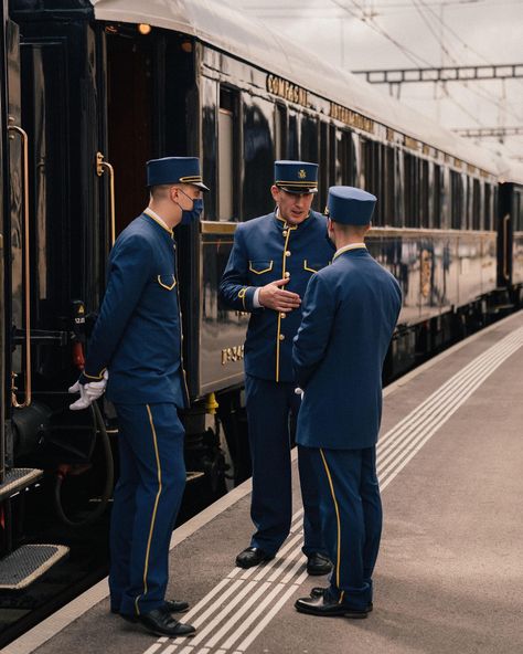 Train Conductor Outfit Anime, Train Conductor Oc, Blue Train Aesthetic, Vintage Train Conductor, Popup Book, Polo Bar, Simplon Orient Express, Train Conductor, Hotel Uniform