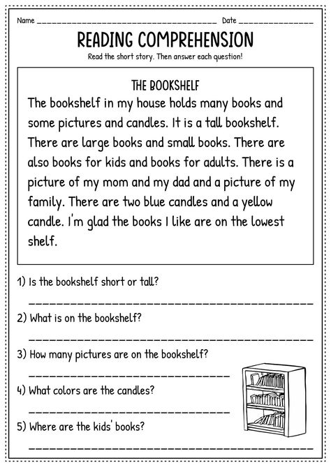 Free Reading Comprehension Worksheets Writing For Grade Two, Reading Comprehension Worksheets Year 2, 2nd Grade Comprehension Worksheets, Simple Comprehension For Class 1, Free Reading Comprehension Worksheets 2nd Grade, Reading Comprehension Kindergarten Free Worksheets, 3rd Grade English Worksheets Free Printable, 2nd Grade Free Printables, First Grade Reading Passages