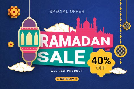 Ramadan sale banner template background ... | Premium Vector #Freepik #vector #background Party Design Poster, Ramadan Sale, Background Islamic, Summer Sale Banner, Eid Background, Ramadan Kareem Vector, Template Background, Ramadan Background, Fashion Banner