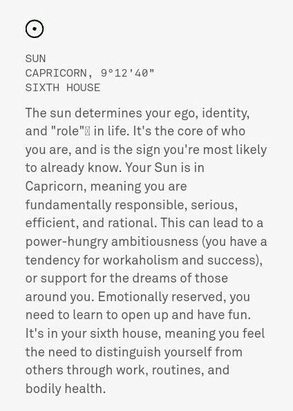 Sun In Capricorn + 6th House. Sun In Capricorn, Capricorn Queen, Capricorn Sun, Astrology Meaning, January 9th, Christmas Feeling, June 2022, Sun Sign, Birth Chart