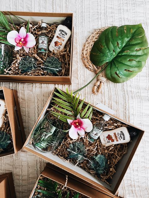 tropical bridesmaid proposal boxes Beach Bridesmaid Box Ideas, Bridesmaid Proposal Box Tropical, Bridesmaid Proposal Ideas Beach Wedding, Bridesmaid Boxes Beach Theme, Bridesmaid Box Destination Wedding, Bridesmaid Proposal Ideas Destination Wedding, Tropical Bridesmaid Gifts, Mexico Themed Bridesmaid Proposal, Bridesmaid Proposal Destination