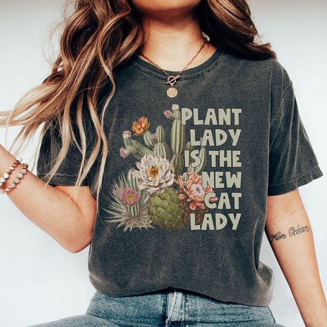 Plant Lady Is The New Cat Lady T-shirt Dental Assistant Gifts, Engaged Shirts, 50th Birthday Shirts, Mrs Shirt, Bride Shirts, Dental Assistant, Social Worker, Product Pictures, Social Work