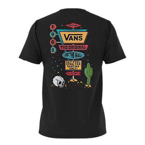 Motel 1966 T-Shirt | Shop Mens T-Shirts At Vans Surf Competition, Vans Store, Vans T Shirt, Guy Harvey, Mens T Shirts, Logo Graphic, Off The Wall, Vans Shoes, Diner