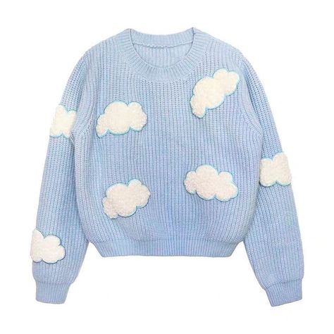 0731460a8a5ce1626210cbf4385ae0efdesc51498512ri E Girl Clothes, Kawaii Sweater, Aesthetic Sweaters, Artsy Outfit, Soft Clothes, Knitting Women Sweater, Pattern Sweater, Really Cute Outfits, Kawaii Clothes