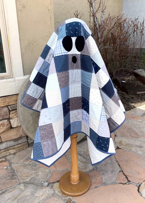 The Little Ghost Who Was a Quilt, Quilt Kit | 53x60 The Ghost That Was A Quilt, The Ghost Who Was A Quilt, The Little Ghost Who Was A Quilt Pattern, The Little Ghost Who Was A Quilt, Quilt Ghost, Ghost Quilt, Autumn Quilts, Inspirational Quilts, Grandma Crafts