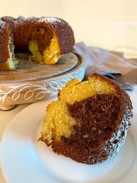 Chocolate Orange Marble Bundt Cake, Orange Chocolate Bundt Cake, Chocolate Orange Bundt Cake, Chocolate Orange Marble Cake, Orange Bundt Cake Recipes, Orange And Chocolate Cake, Chocolate Orange Cake Recipe, Chocolate Orange Bundt Cake Recipe, Orange Bunt Cake