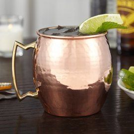 Hammered Copper Moscow Mule Mug, 16 oz Mule Drink, Copper Mule Mugs, Top Wedding Registry Items, Mule Mugs, Copper Mug, Mule Cocktail, Copper Moscow Mule Mugs, Copper Cups, Copper Mugs