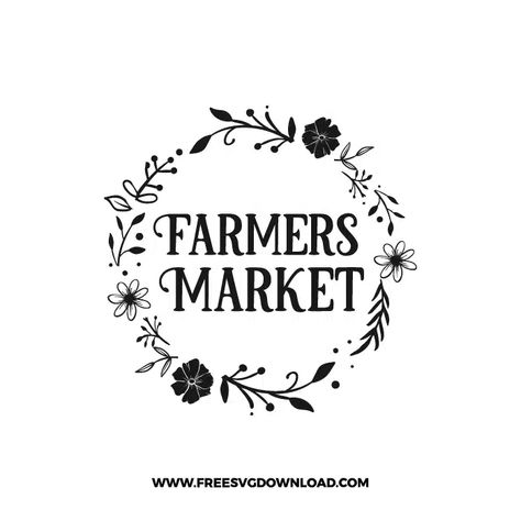 Farmers Market Printables Free, Market Signs Ideas, Cute Farmers Market, Farmers Market Stickers, Farm Fest, Farmers Market Logo, Farmers Market Party, Stencil Patterns Templates, Farmers Market Sign