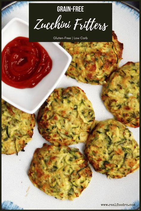 These tasty zucchini fritters are a great way to get more veggies into your diet. They pair well with eggs for a hearty breakfast, add as a side with a main entree, or eat for a quick, healthy snack. Grab the recipe! ******* grain free zucchini fritters | gluten free zucchini fritters | low carb zucchini fritters | homemade zucchini fritters recipe Zucchini Fritters Recipe, More Veggies, Low Carb Zucchini, Herb Recipes, Zucchini Fritters, Allergy Free Recipes, Paleo Snacks, Grain Free Recipes, Food Help