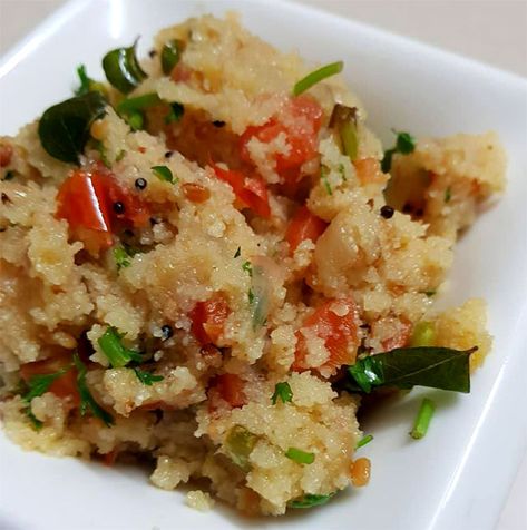 Vegetable Upma Recipe - Rava Upma Recipe - Sooji Upma Upma Recipe Indian Breakfast, Upma Recipe Sooji, Vegetable Upma Recipe, Rava Upma Recipe, Recipe With Vegetables, Rava Upma, Healthy Breakfast Choices, Egg Muffins Recipe, Upma Recipe