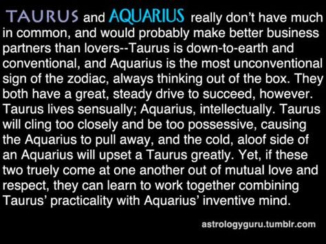 Aquarius and Taurus Aquarius And Taurus, Sun In Pisces, Taurus Compatibility, Aquarius Compatibility, Moon In Virgo, Aquarius Personality, Taurus Personality, Zodiac Sign Taurus, Aquarius Taurus