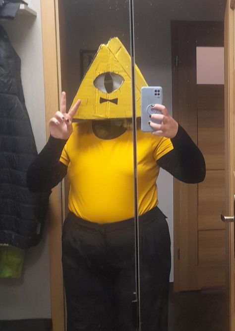 All of this costed me 20$ and a few hours of work Bill Cipher Cosplay, Bill Cipher, Gravity Falls, Gravity