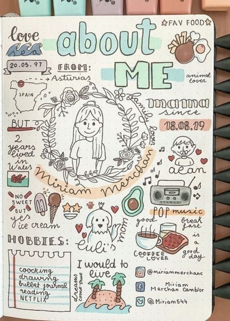 Doodle Of The Day Bullet Journal, Cute Diary Ideas Writing, Diary Writing Ideas Personal, Journal Layouts, Travel Art Journal, Diy Travel Journal, Bullet Journal Mood Tracker Ideas, Diy Journal Books, Drawing Journal